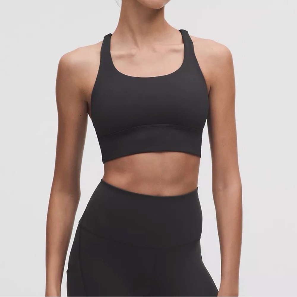 Lululemon Sports bra Energy Longline size 2 black